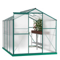 Polycarbonate Greenhouse - 6'x8' Heavy Duty Walk-in Plant Garden Greenhouse