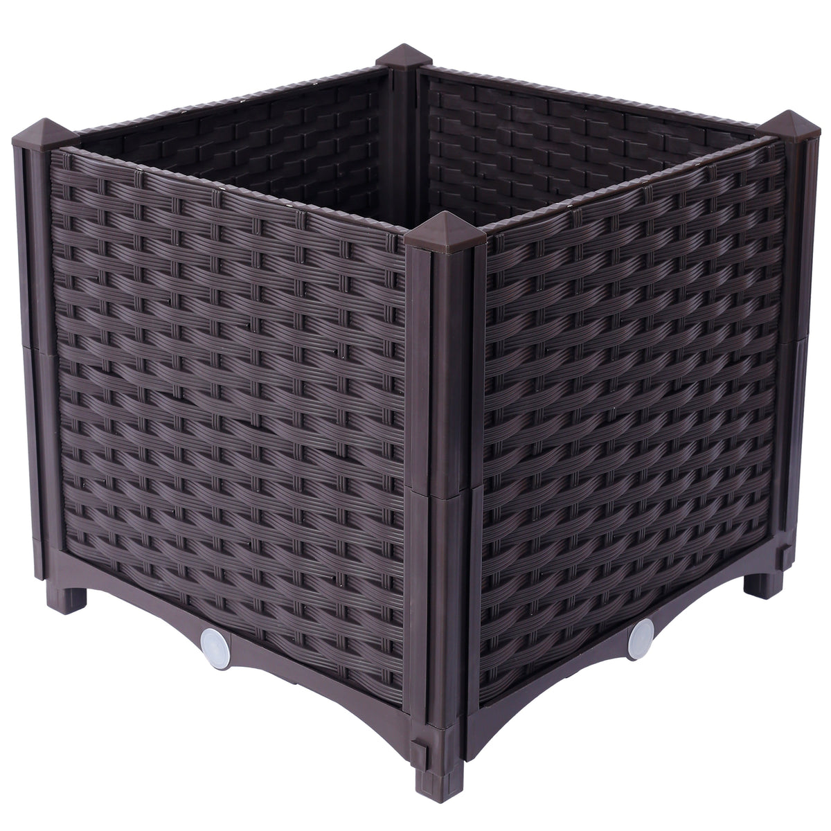 Self-Watering Deep Raised Garden Bed Planter Box - Polypropylene, view 4
