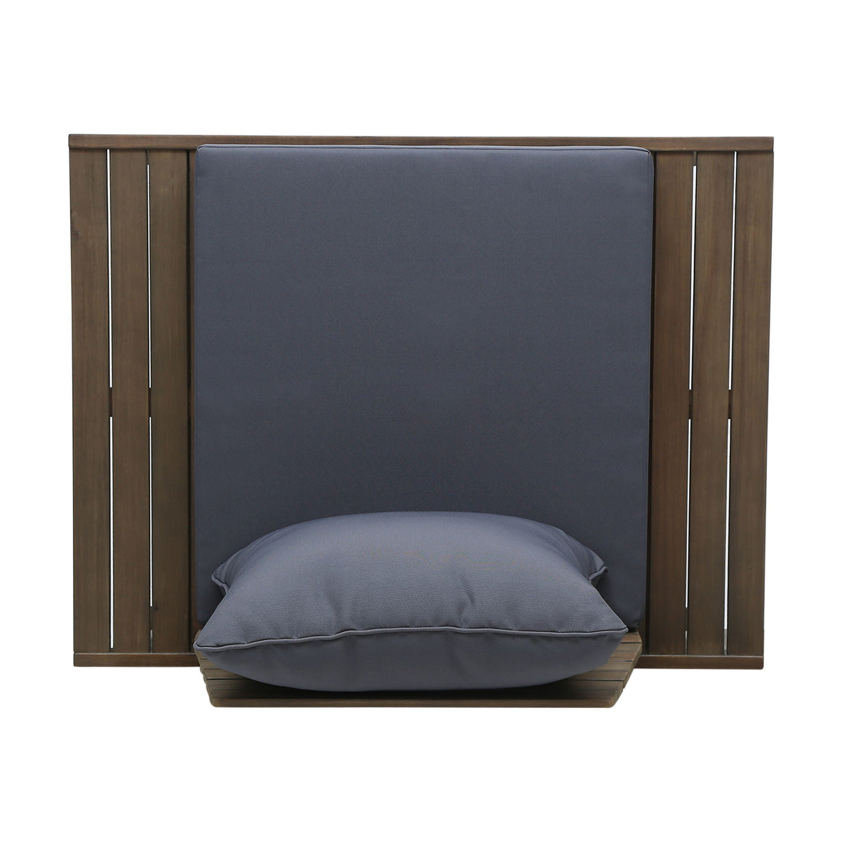 Sedona Outdoor Club Chair With Slatted Design, view 12