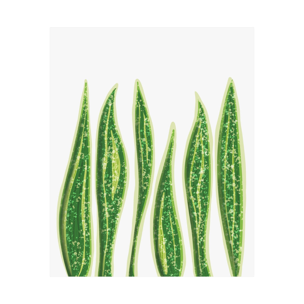 Snake Plant Botanical Print – Unframed Wall Art, view 8