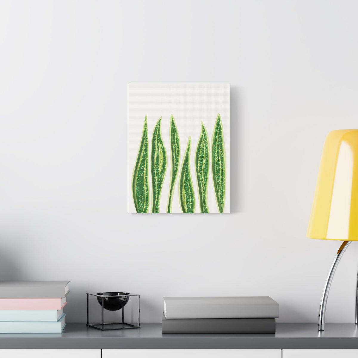 Snake Plant Canvas Print – Botanical Wall Art
