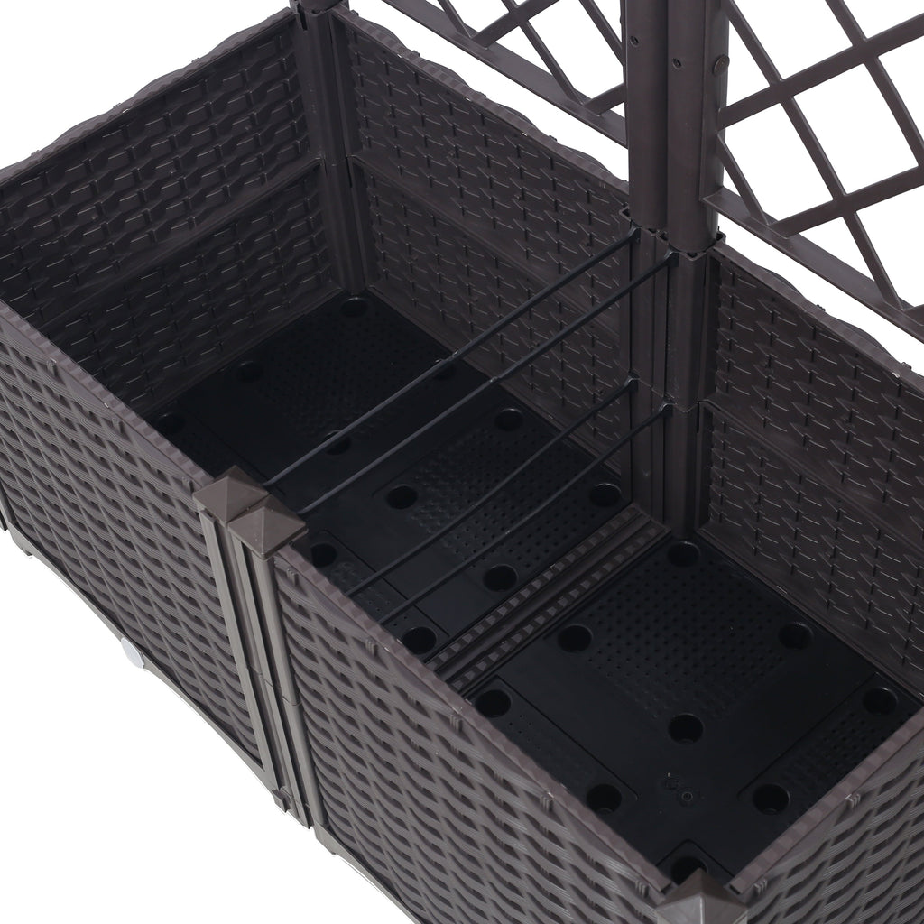 Poly Rattan Garden Planter, view 6