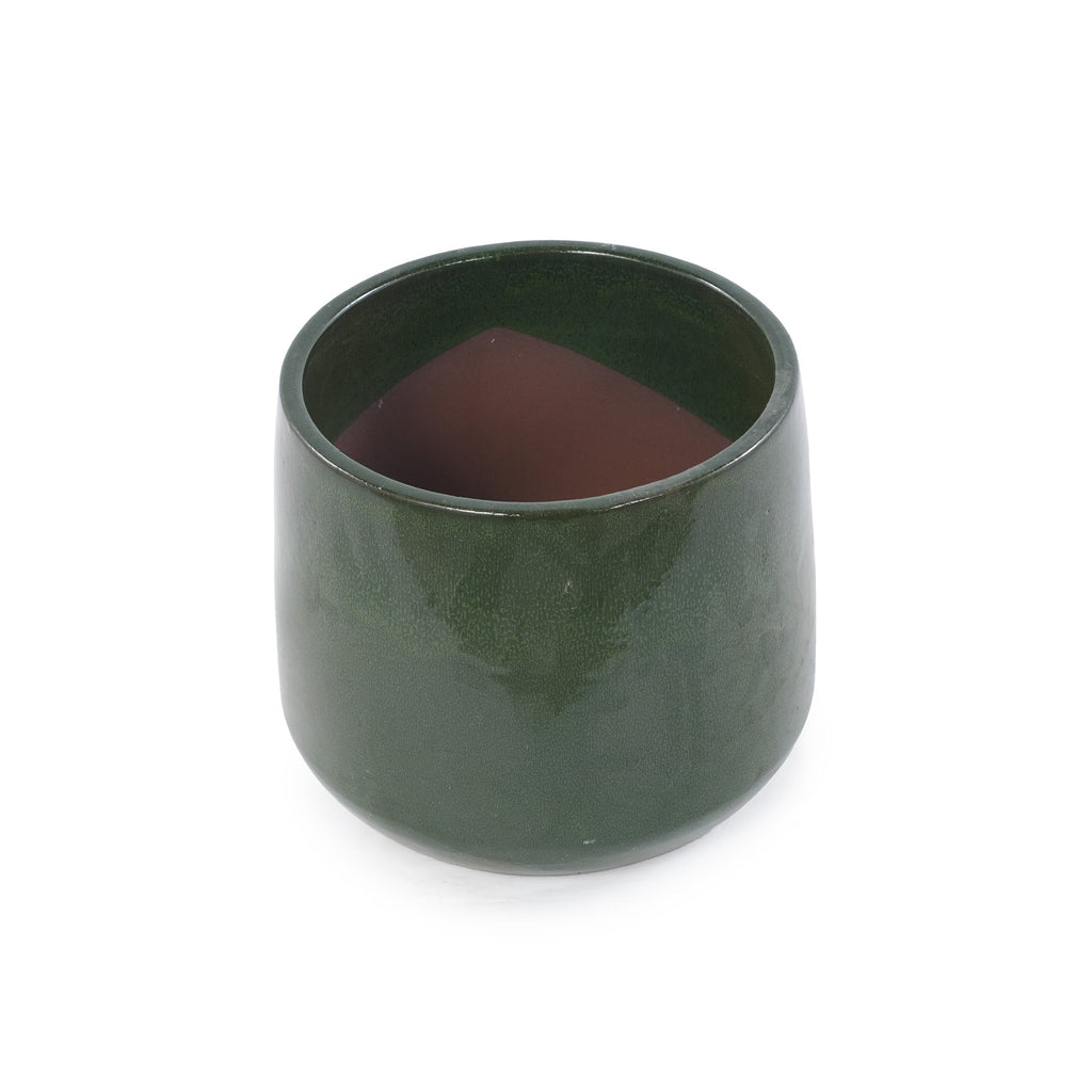 Handmade Solid Glazed Ceramic Planter Set of 4, view 9