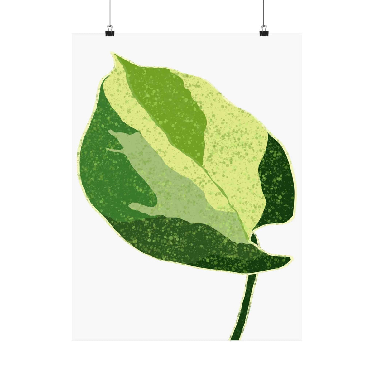 Manjula Pothos Illustrated Botanical Print – Unframed Wall Art, view 4