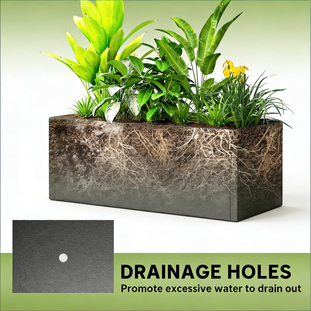 Trellis Planter with Spacious Metal Box and Efficient Drainage, view 3
