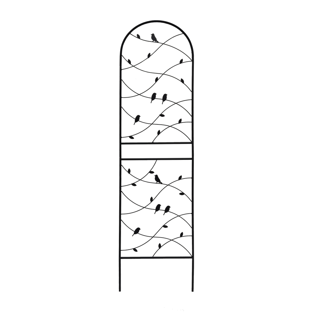 2 Pack Metal Garden Trellis 71" x 19.7" Rustproof Outdoor Plant Support, view 9