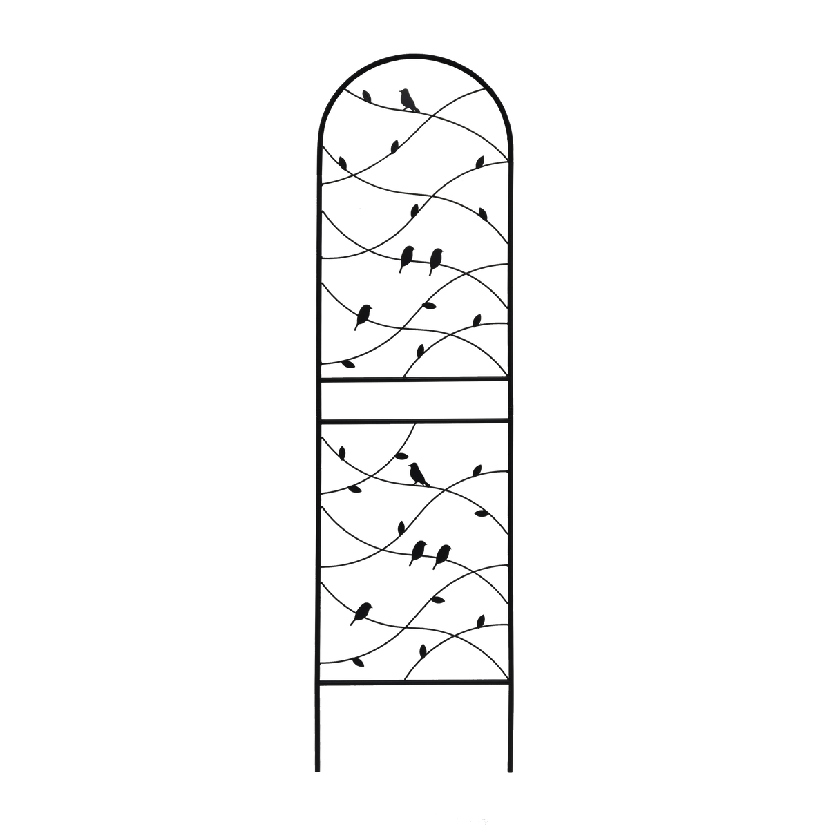 2 Pack Metal Garden Trellis 71" x 19.7" Rustproof Outdoor Plant Support, view 9