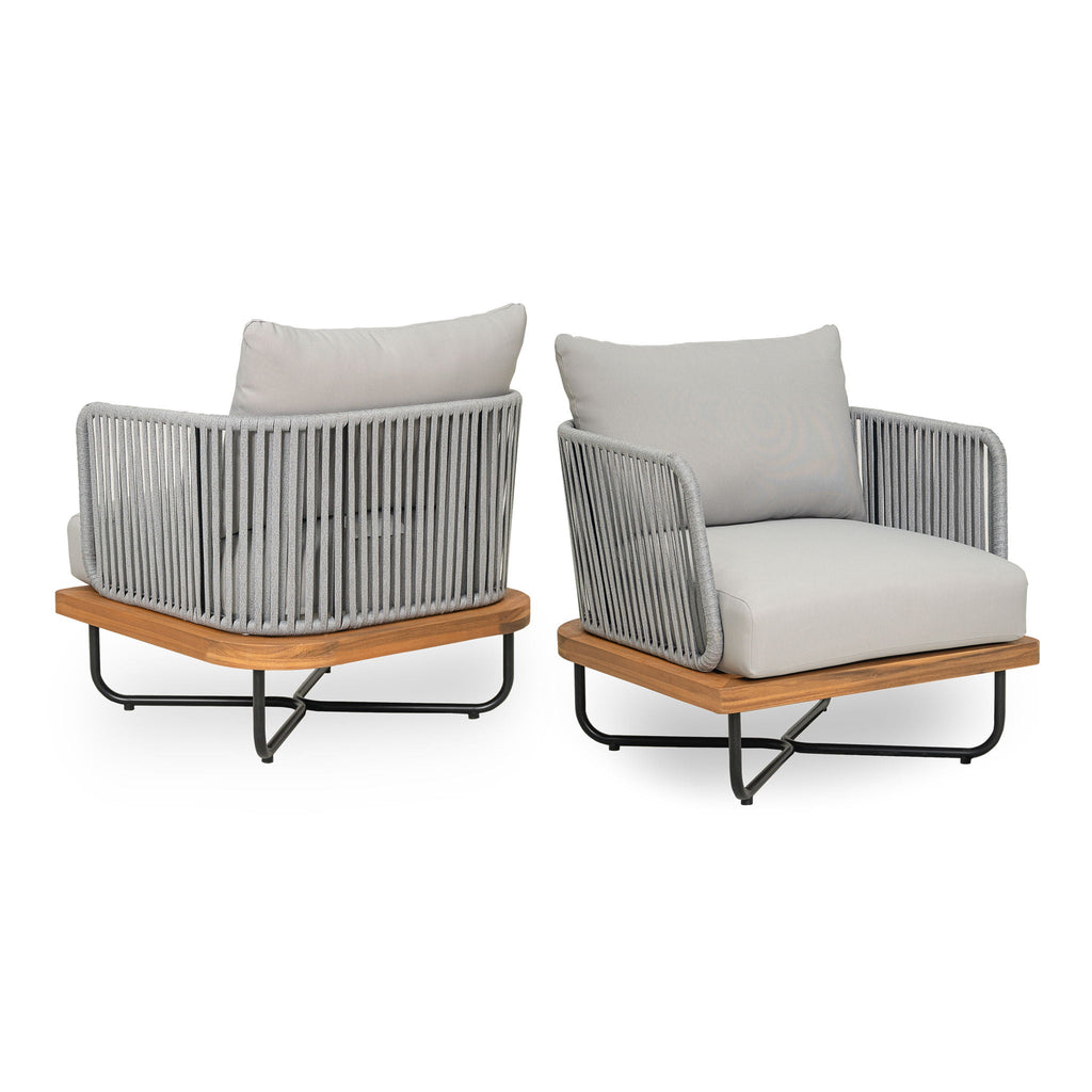 Lucca Outdoor Acacia Wood Chair, view 10