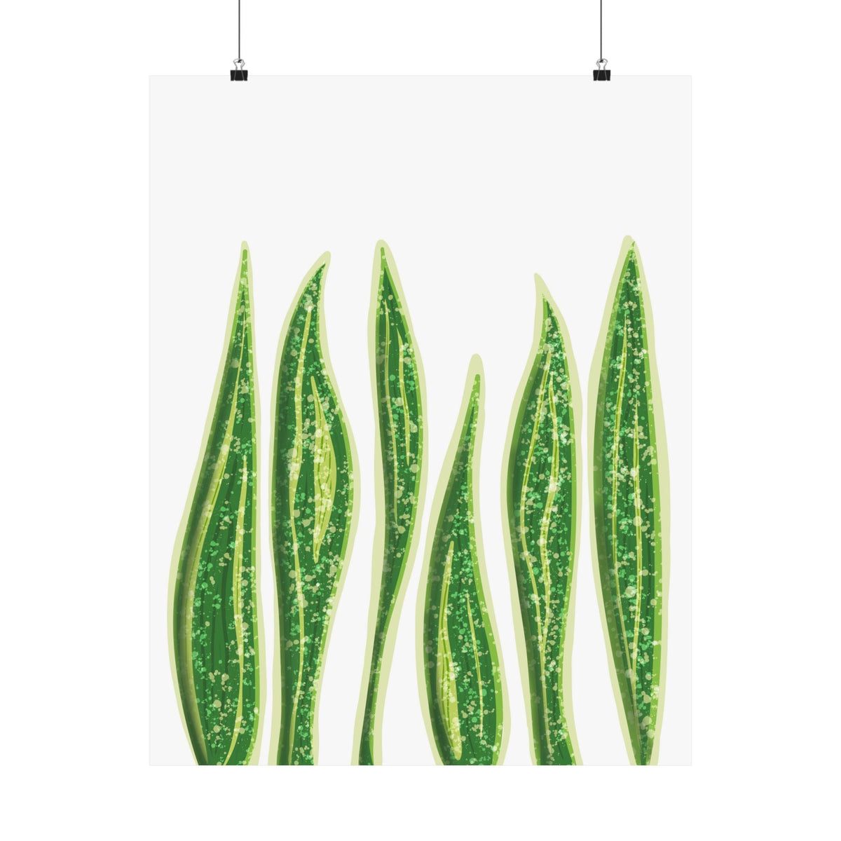 Snake Plant Botanical Print – Unframed Wall Art, view 6
