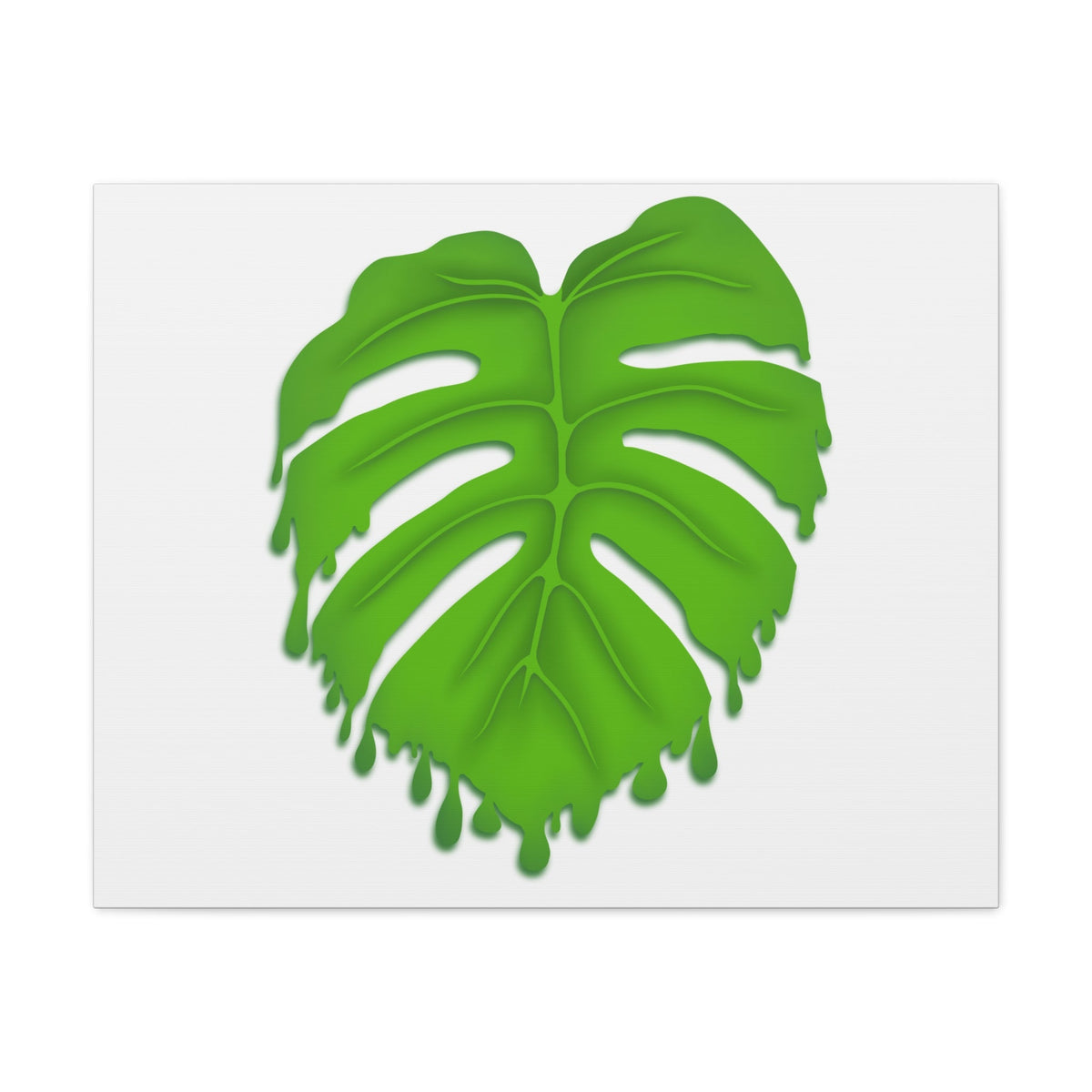 Melting Monstera Canvas Print – Botanical Wall Art, view 5