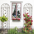 4 Pack Metal Garden Trellis 86.7" x 19.7" Rustproof for Climbing Plants