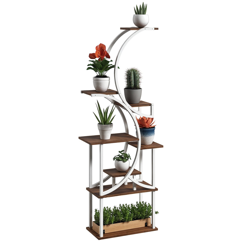Outsunny 8-tier S-shaped plant stand