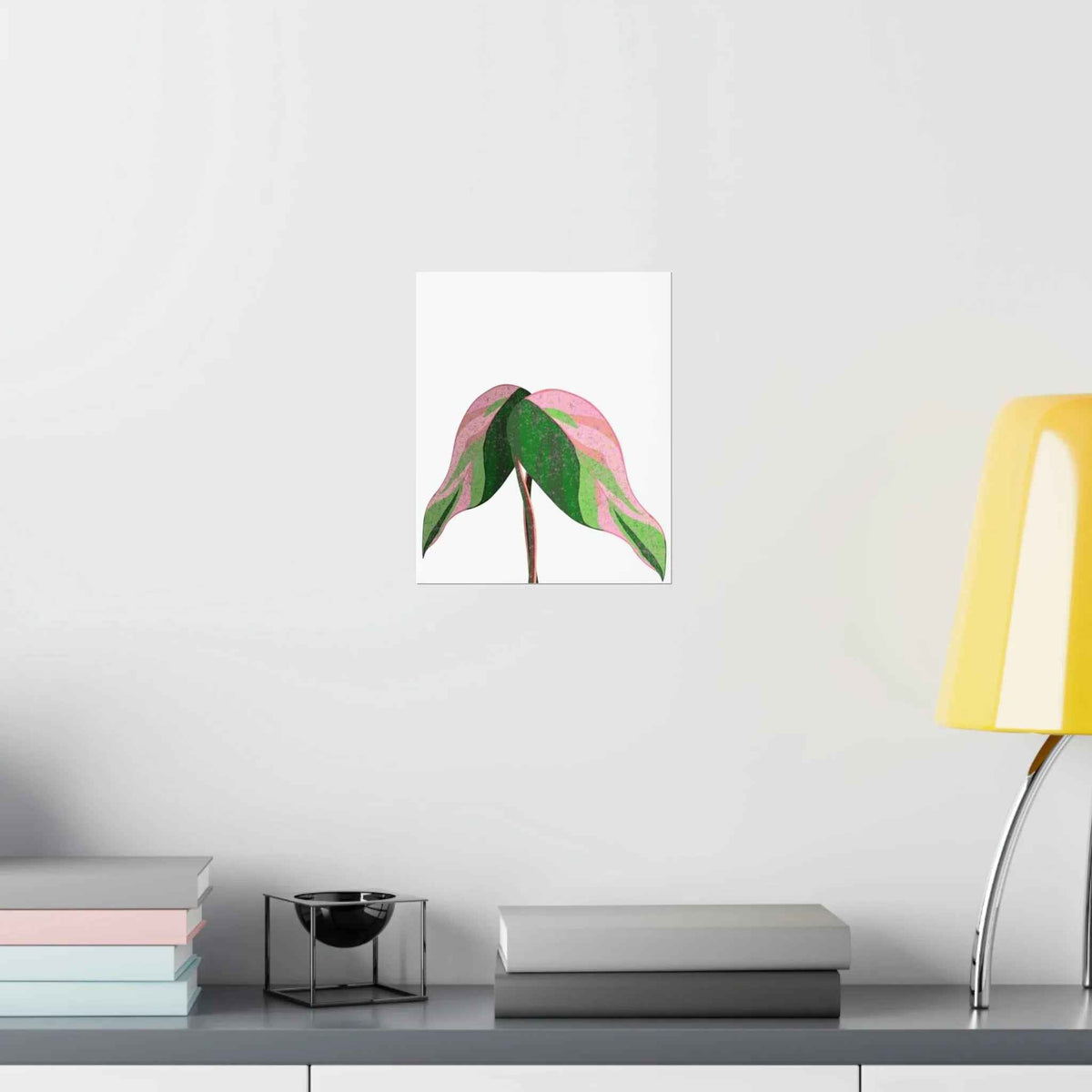 Pink Princess Philodendron Botanical Print – Unframed Wall Art, view 8