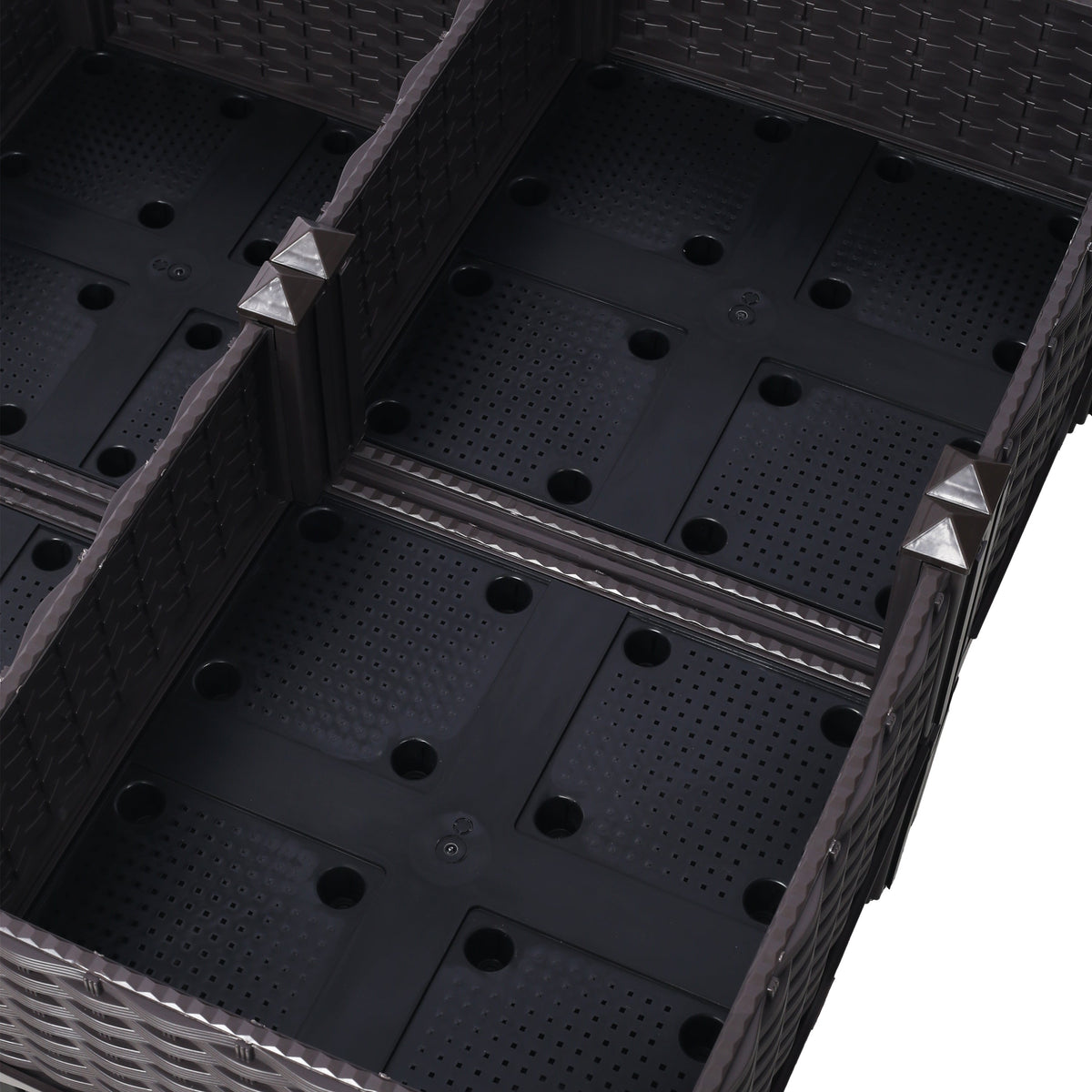 4 Piece Raised Garden Bed with Legs and Self-Watering Feature - Polypropylene, view 7