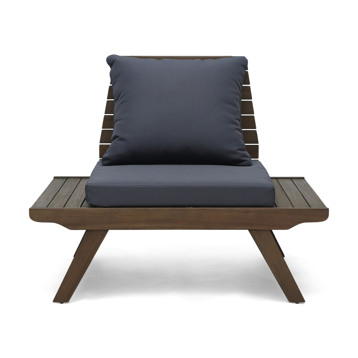 Sedona Outdoor Club Chair With Slatted Design, view 13