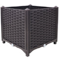 Self-Watering Deep Raised Garden Bed Planter Box - Polypropylene