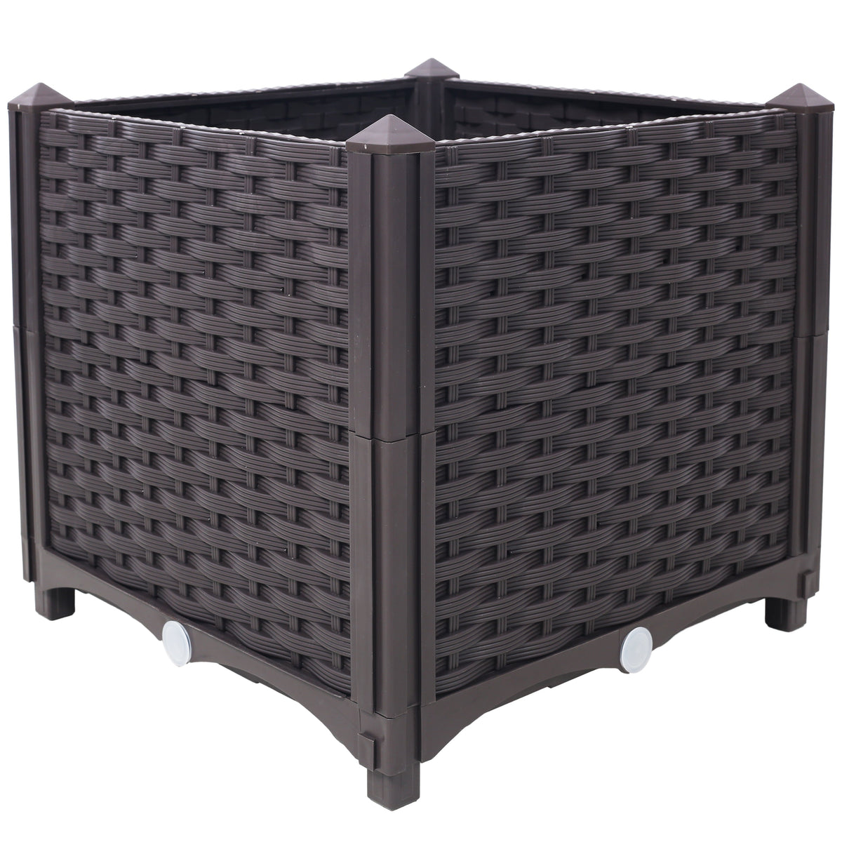 Self-Watering Deep Raised Garden Bed Planter Box - Polypropylene