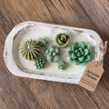 Dough Bowl Candle | Soy Wax Bowl Candle | Cactus Candle, view 2