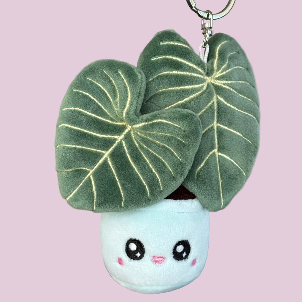Philodendron Gloriosum plush keychain