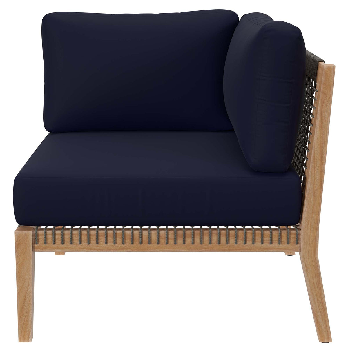Clearwater Outdoor Patio Teak Wood Loveseat by Modway, view 15