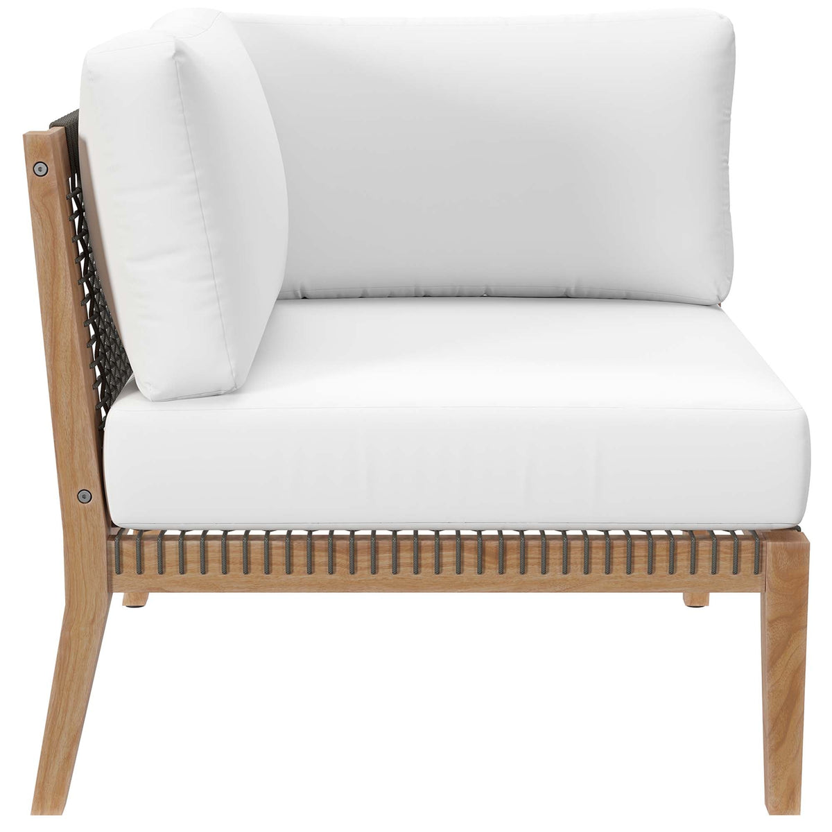 Clearwater Outdoor Patio Teak Wood Loveseat by Modway, view 13
