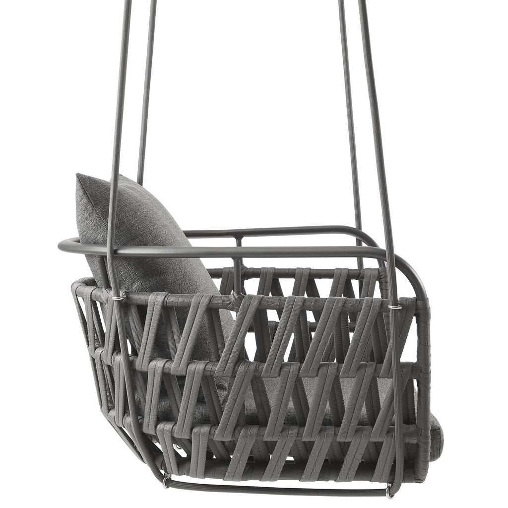 Kaliah Outdoor Patio Aluminum Swing Chair by Modway, view 11
