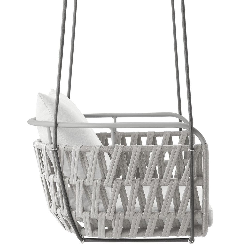 Kaliah Outdoor Patio Aluminum Swing Chair by Modway, view 4