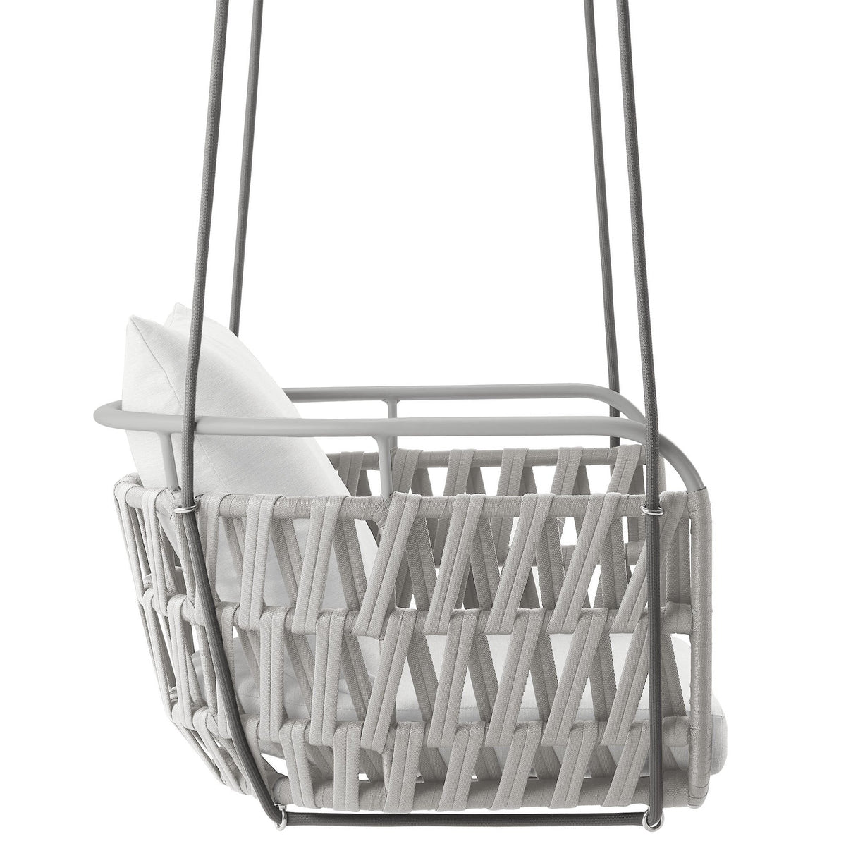 Kaliah Outdoor Patio Aluminum Swing Chair by Modway, view 4