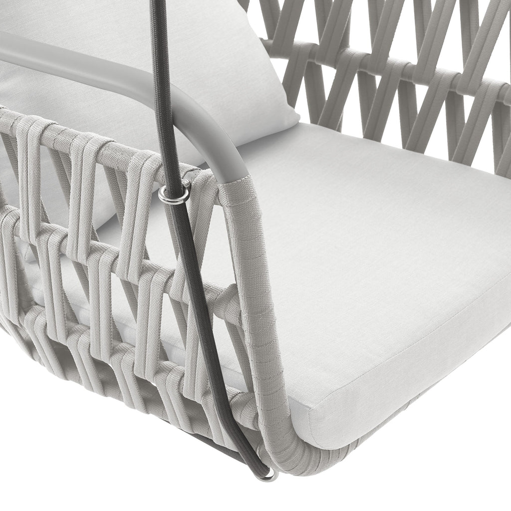 Kaliah Outdoor Patio Aluminum Swing Chair by Modway, view 7