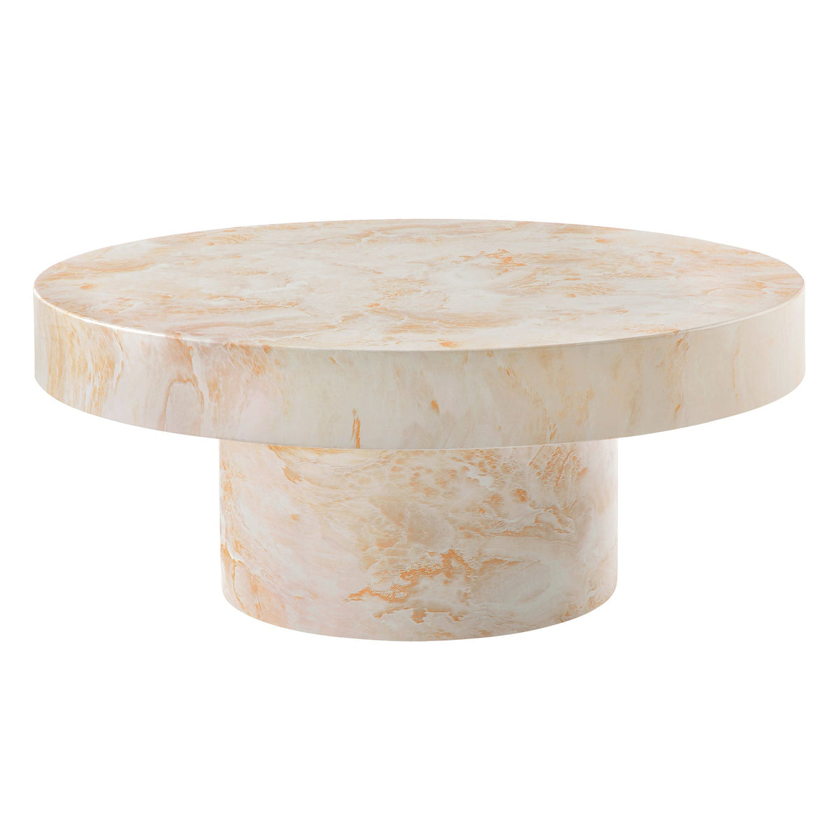 Alora Indoor - Outdoor Patio Concrete Round Coffee Table by Modway, view 14