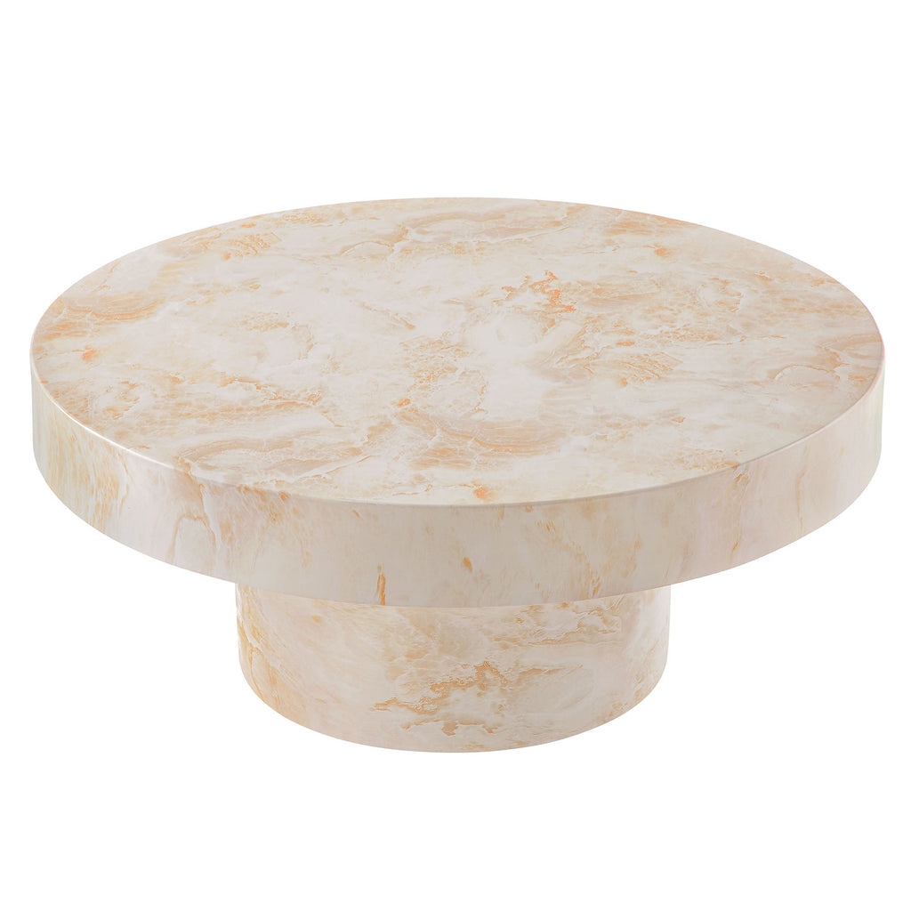 Alora Indoor - Outdoor Patio Concrete Round Coffee Table by Modway, view 10