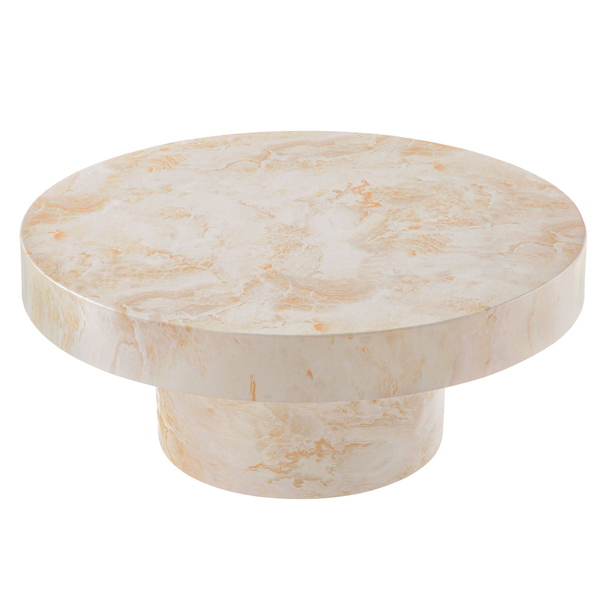 Alora Indoor - Outdoor Patio Concrete Round Coffee Table by Modway, view 10
