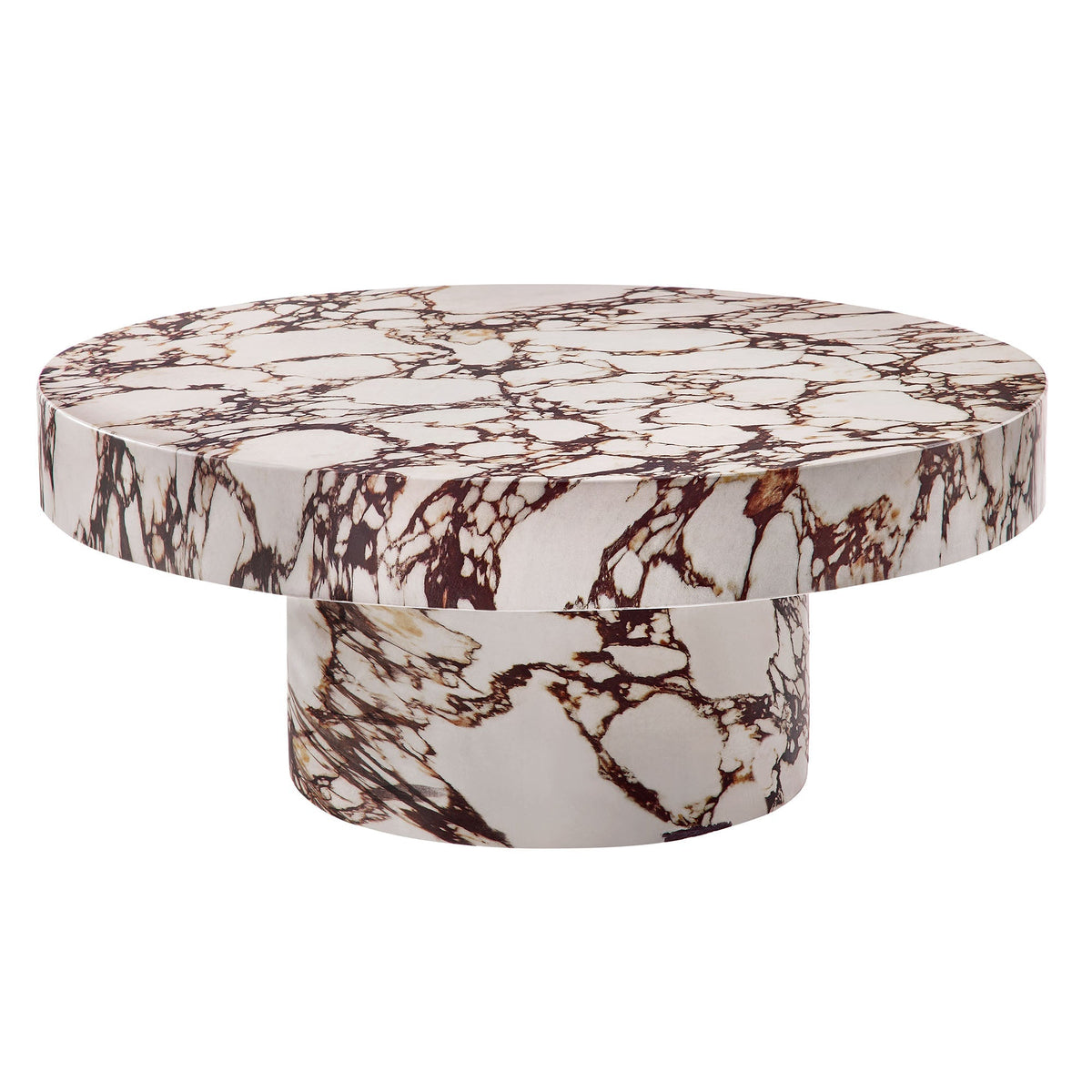 Alora Indoor - Outdoor Patio Concrete Round Coffee Table by Modway