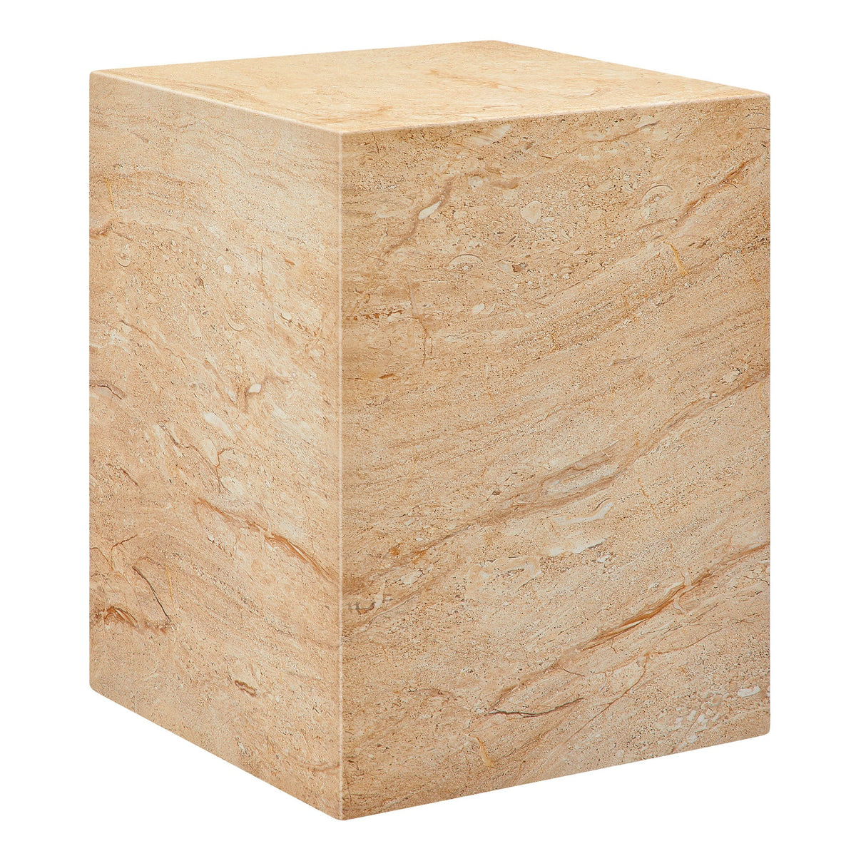 Jordana Square Plinth Indoor - Outdoor Patio Concrete Side Table, view 14