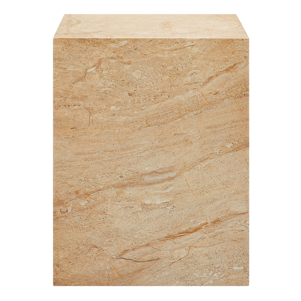 Jordana Square Plinth Indoor - Outdoor Patio Concrete Side Table, view 10