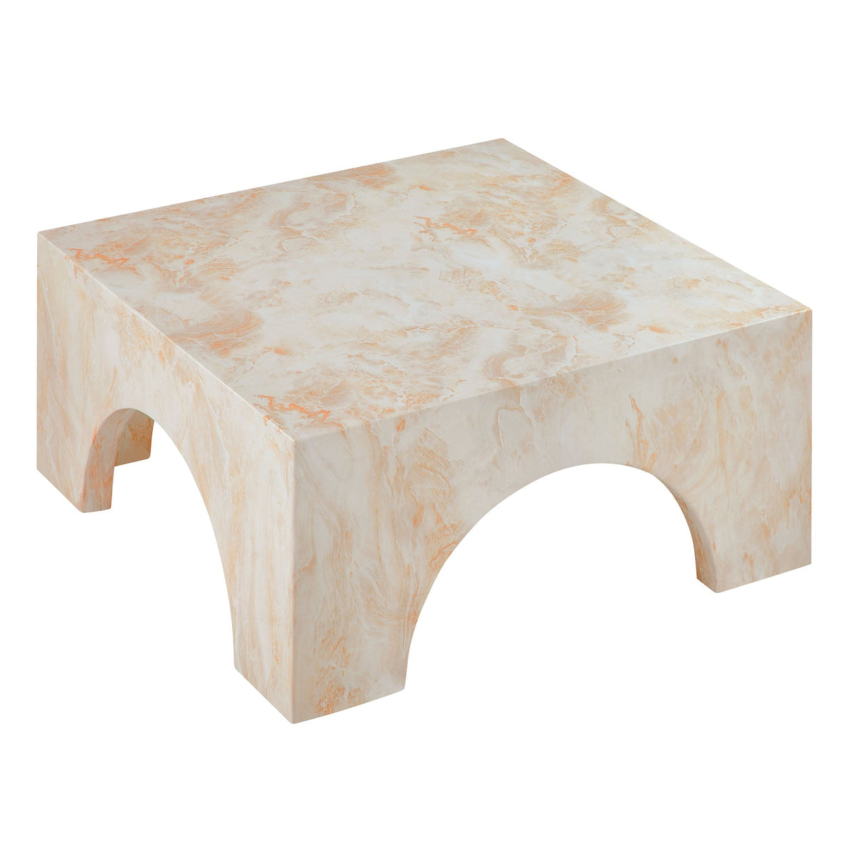 Valen Indoor - Outdoor Patio Arched Concrete Coffee Table by Modway, view 9