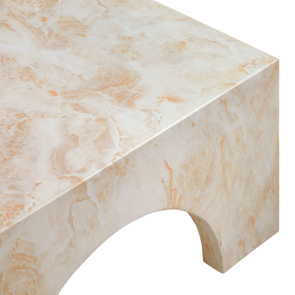 Valen Indoor - Outdoor Patio Arched Concrete Coffee Table by Modway, view 8
