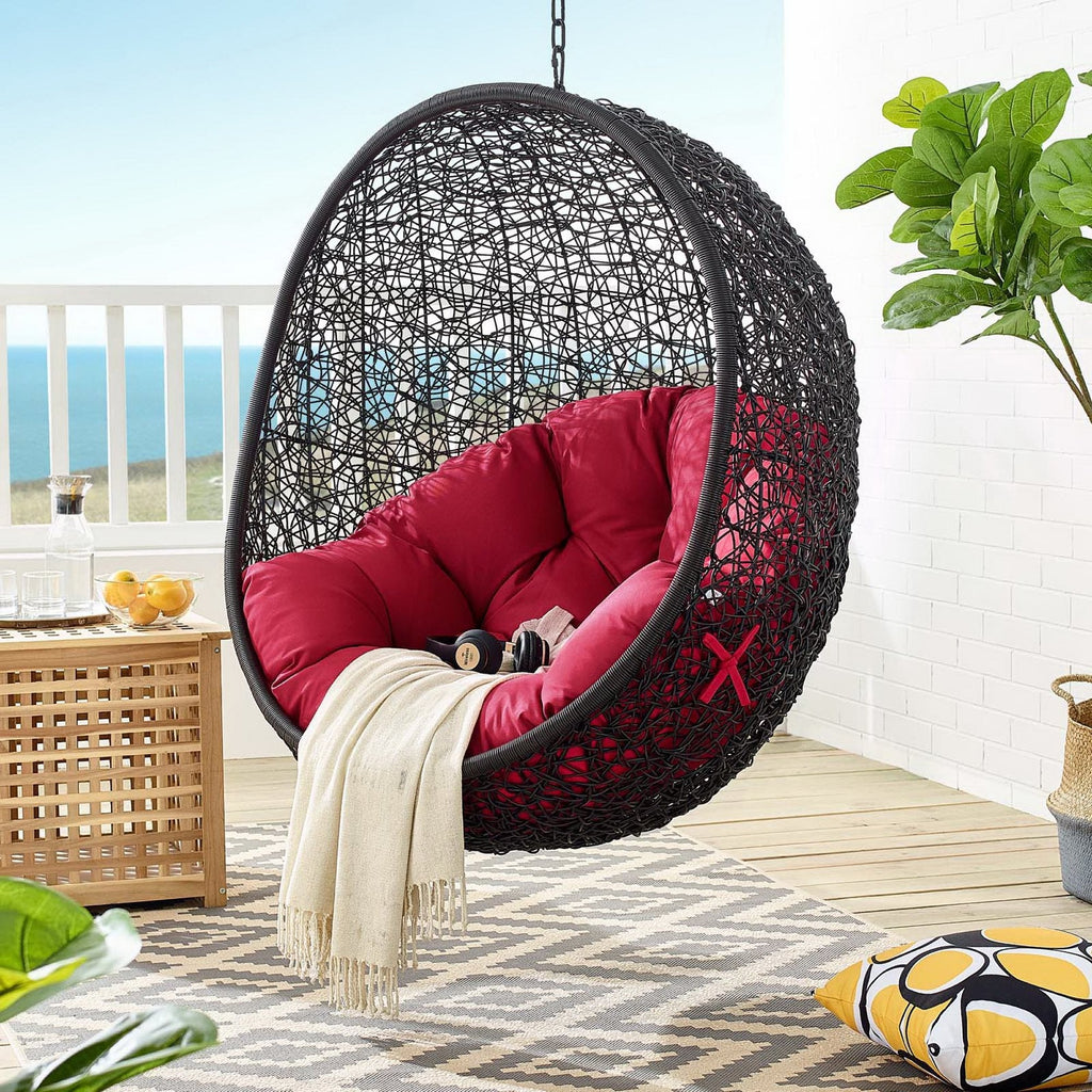 Encase Swing Outdoor Patio Lounge Chair by Modway, view 10