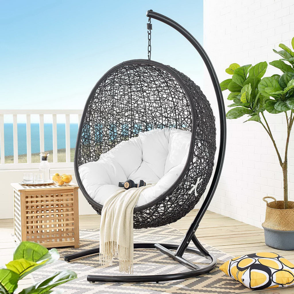 Encase Swing Outdoor Patio Lounge Chair by Modway, view 6