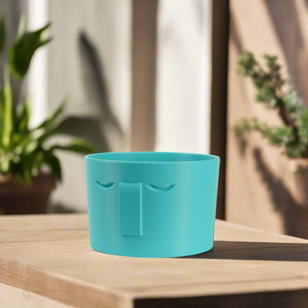 Minimal Face Planter, Small Medium Large, With Drip Tray and Great Drainage, view 8