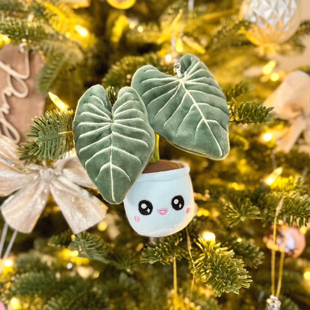 Philodendron Gloriosum plush keychain, view 2