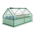 6 x 3 x 3 Feet Galvanized Raised Garden Bed with Greenhouse, view 5