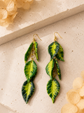 Hoya Polyneura Trailing Statement Earrings