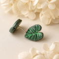 Philodendron Gloriosum Stud Earrings