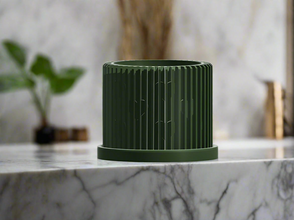 Modern Heart-Shaped Planter with Drainage & Saucer – Unique Valentine’s Day Gift for Plant Lovers, 3d, view 4
