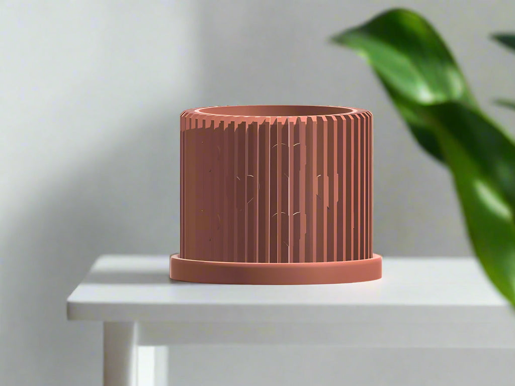 Modern Heart-Shaped Planter with Drainage & Saucer – Unique Valentine’s Day Gift for Plant Lovers, 3d, view 5