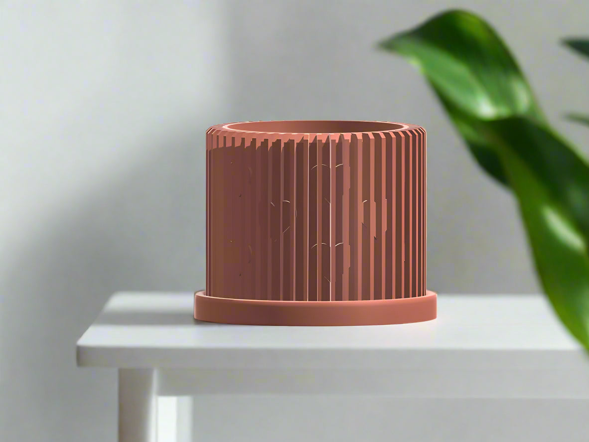 Modern Heart-Shaped Planter with Drainage & Saucer – Unique Valentine’s Day Gift for Plant Lovers, 3d, view 5