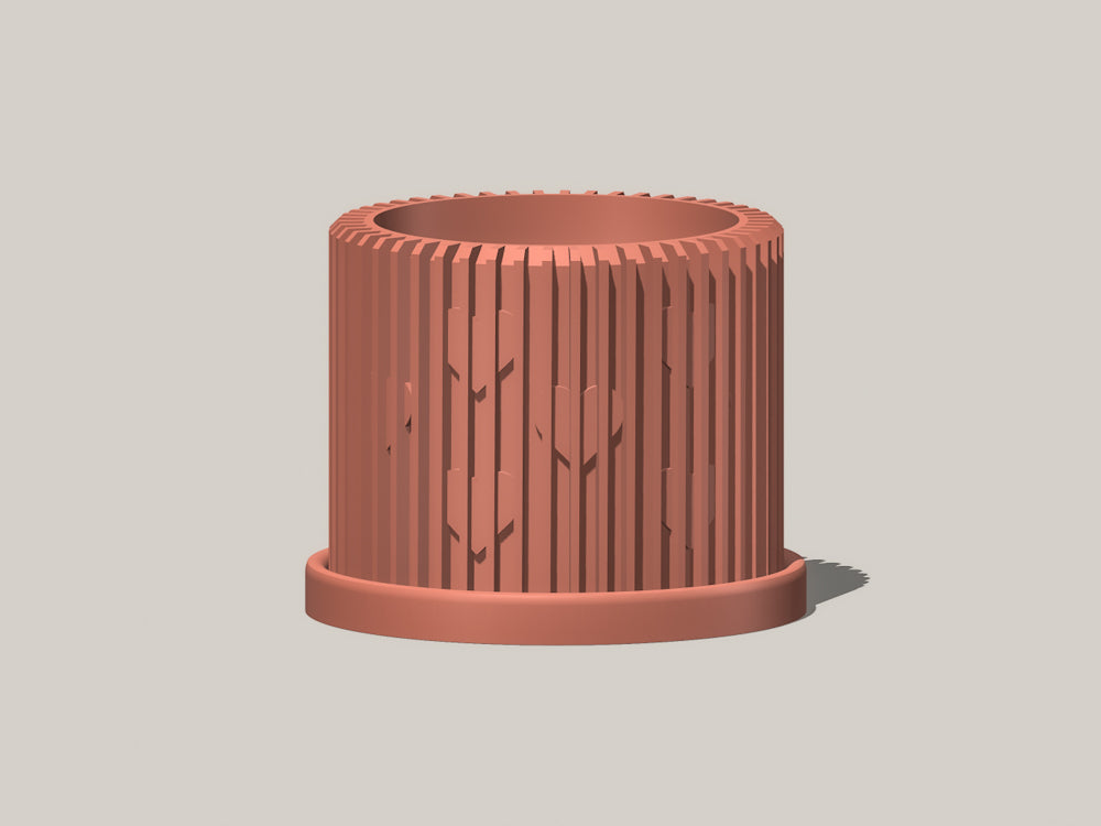 Modern Heart-Shaped Planter with Drainage & Saucer – Unique Valentine’s Day Gift for Plant Lovers, 3d Printed Planter Home Hosting Decor,