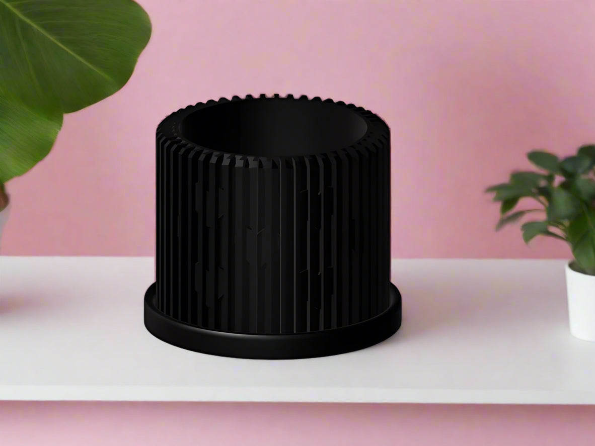 Modern Heart-Shaped Planter with Drainage & Saucer – Unique Valentine’s Day Gift for Plant Lovers, 3d Printed Planter Home Hosting Decor,