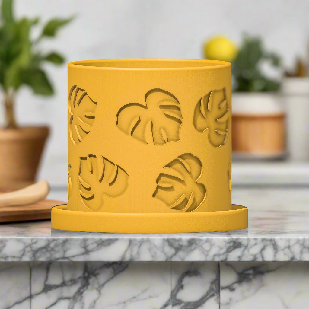 Monstera Leaf Planter, view 4